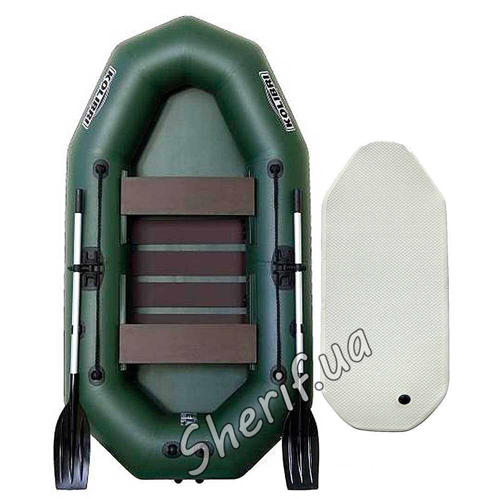 Inflatable rowing boat Kolibri (Kolibri) K-250T with air-deck payol