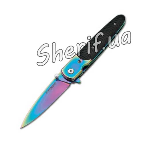Knife BOKER MAGNUM BONDSMAN RAINBOW blade 8.7 cm folding 01SC943