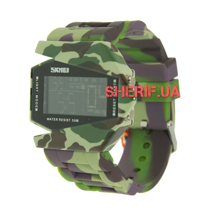Skmei 0817 Green Camouflage BOX watch