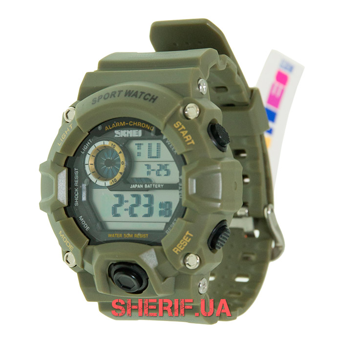 Skmei 1019 Army Green BOX watch