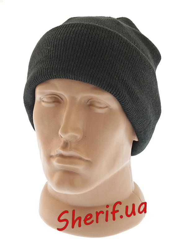 Шапка MIL-TEC акрилова тонкого в'язання Black