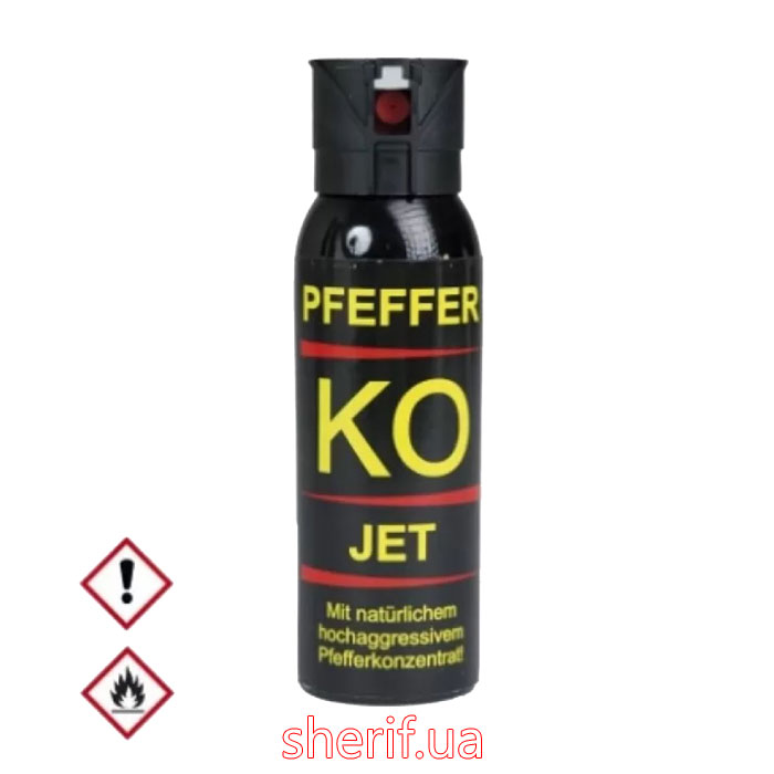 Gas cartridge PFEFFER KO Jet 100 ml, jet
