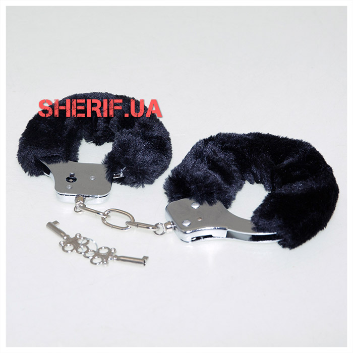 Max Fuchs fur handcuffs + 2 keys