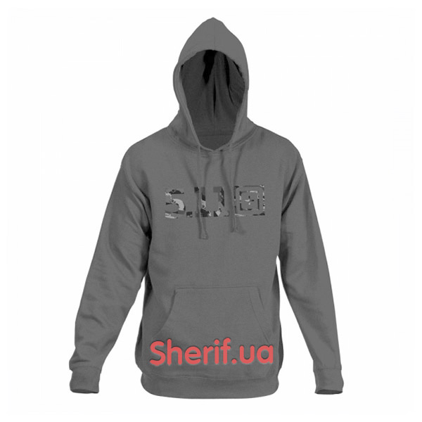 Кофта (кенгуру) 5.11 Camo Hoodie Gray FG