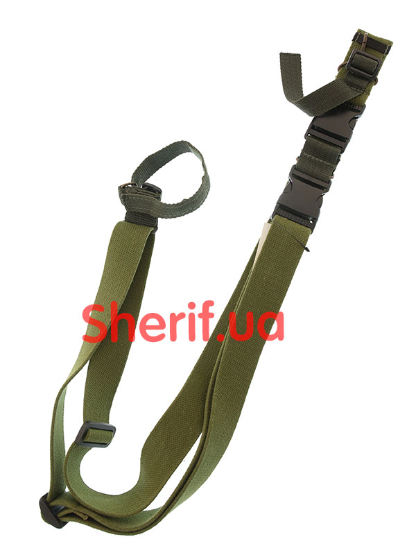 Ремень ружейный трехточечный тактический Спецназ Olive