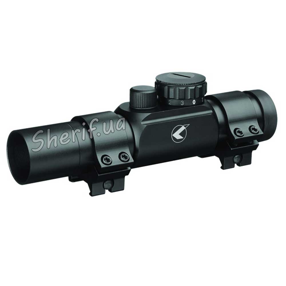 Прицел оптический Gamo Red Dot 30MM RGB Long Sign (62120RGBLSSP-B)