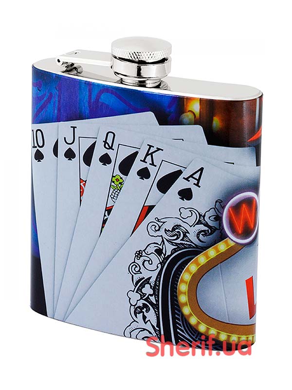Фляга 6Y56 Карты (6OZ)