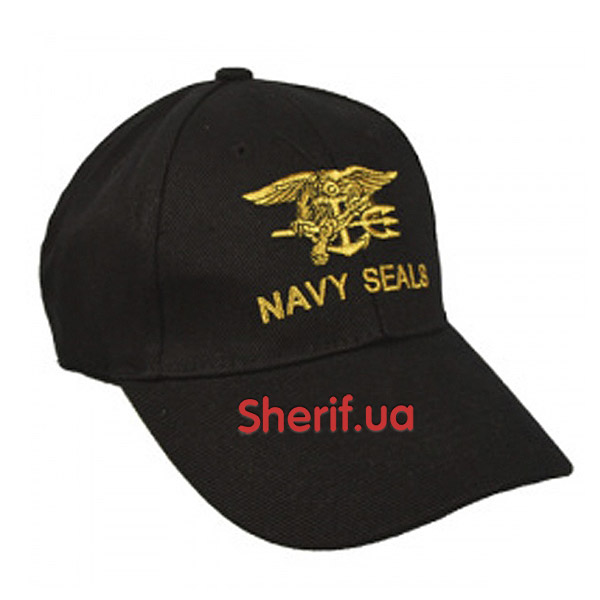 Baseball Cap Navy SEALS Black