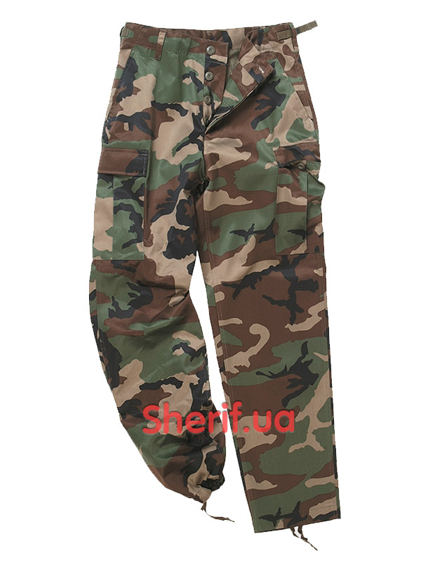 Штани MIL-TEC Ranger BDU США Woodland