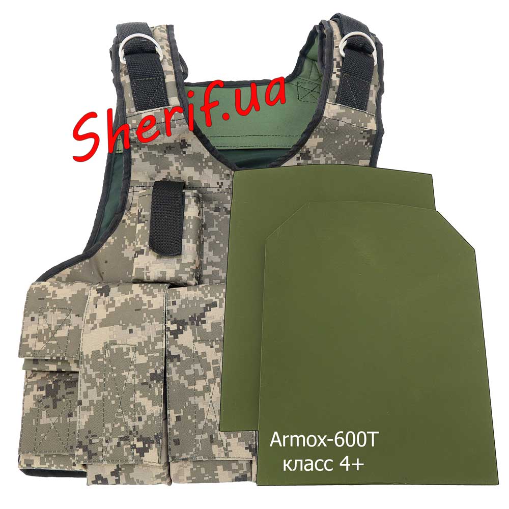 Бронежилет Воїн-IV, 4+клас (Armox-600T MAX)