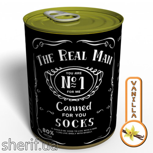 Canned Socks The Real Man - Gift for Man - Gift Idea For Man