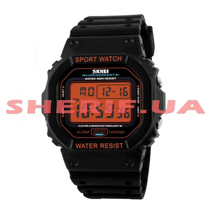Watch Skmei 1134 BK-Orange Digital BOX