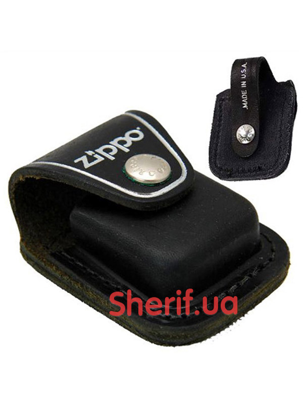 Чохол Zippo LPLBK чорний з петелькою