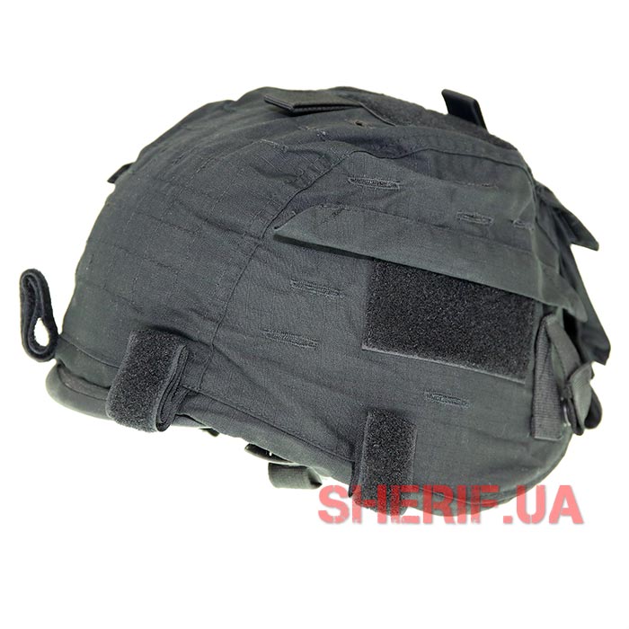 Helmet cover adjustable MFH Black