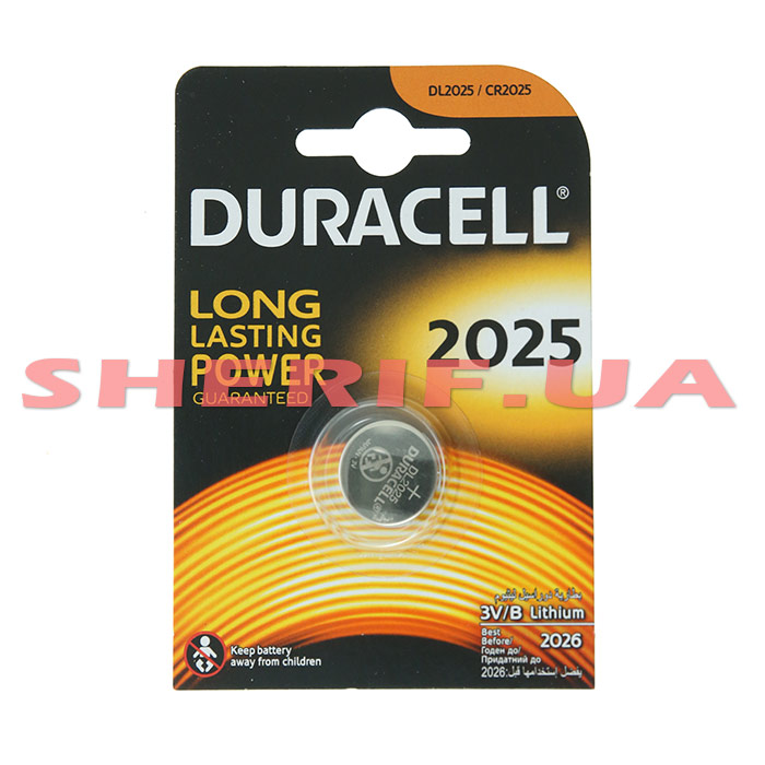 Батарейка DURACELL DL2025 DSN