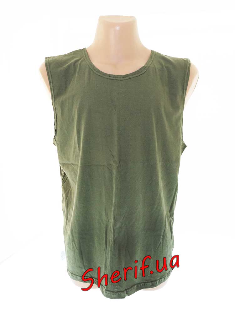 Sleeveless T-shirt KHAKI (Olive) К-02011