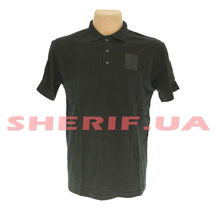 Футболка-поло Полиция V черная