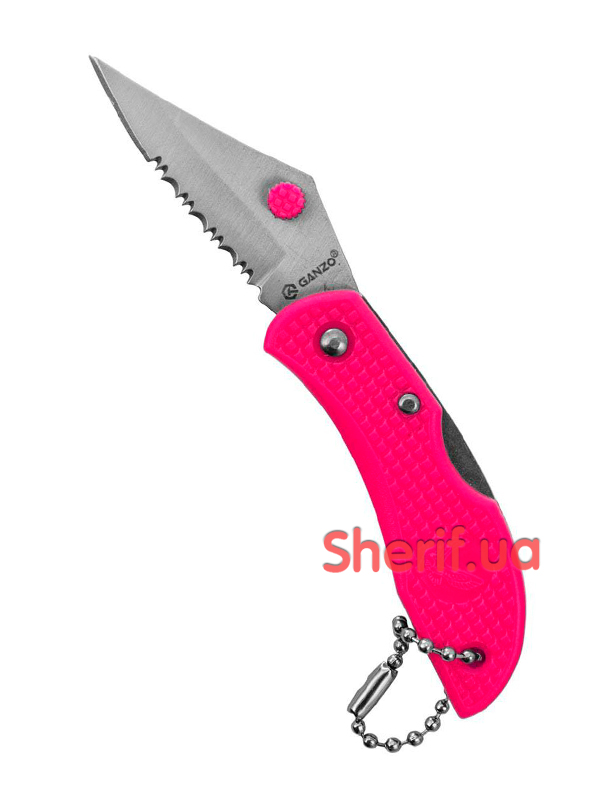 Ніж-брелок Ganzo G623s pink