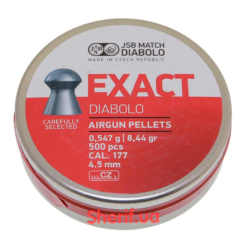 Кульки JSB Diabolo Exact 4.51мм, 0.547г (500шт)