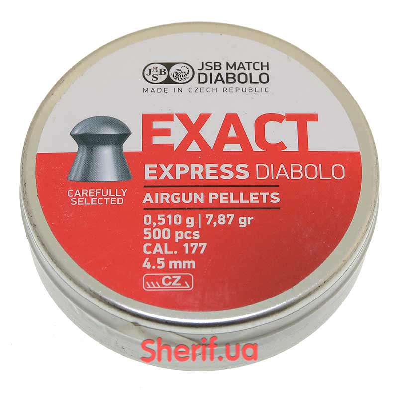 Bullets JSB Diabolo Exact Express 4.52 mm, 0.51 g (500 pcs.)