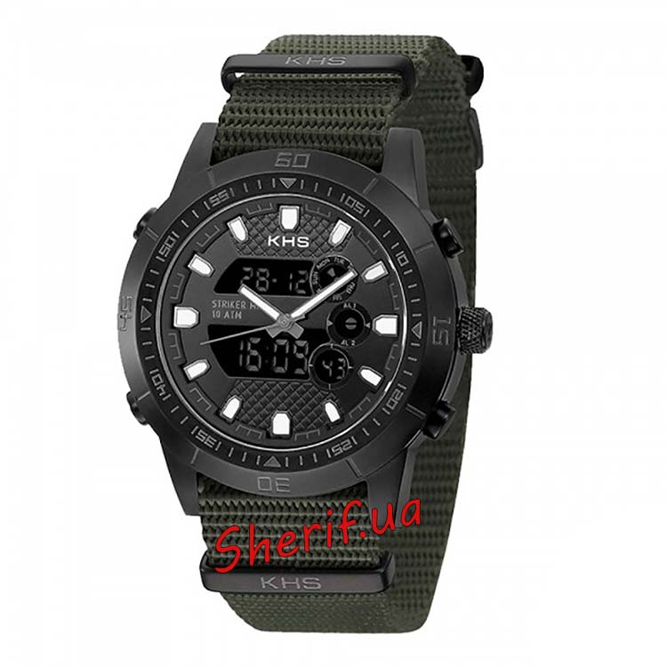 Годинник тактичний Striker MKII Nato Olive KHS.STBMKII.NO
