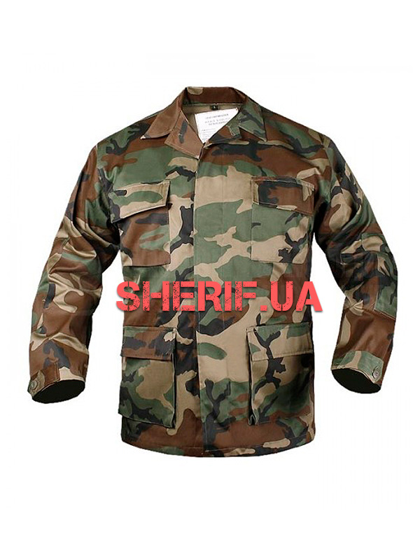 Китель MIL-TEC польовий BDU США Woodland