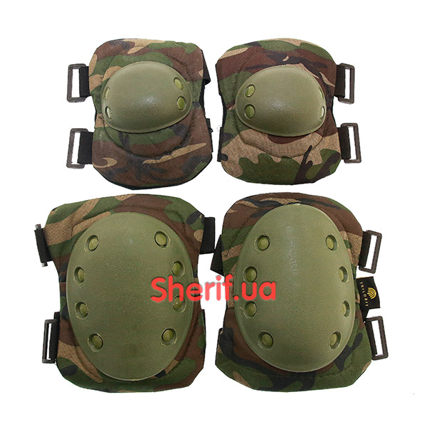 Комплект (наколенники+налокотники) Woodland