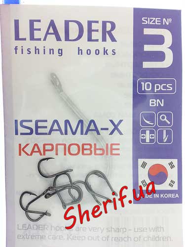 Hooks Leader № 3 Iseama-X (carp)