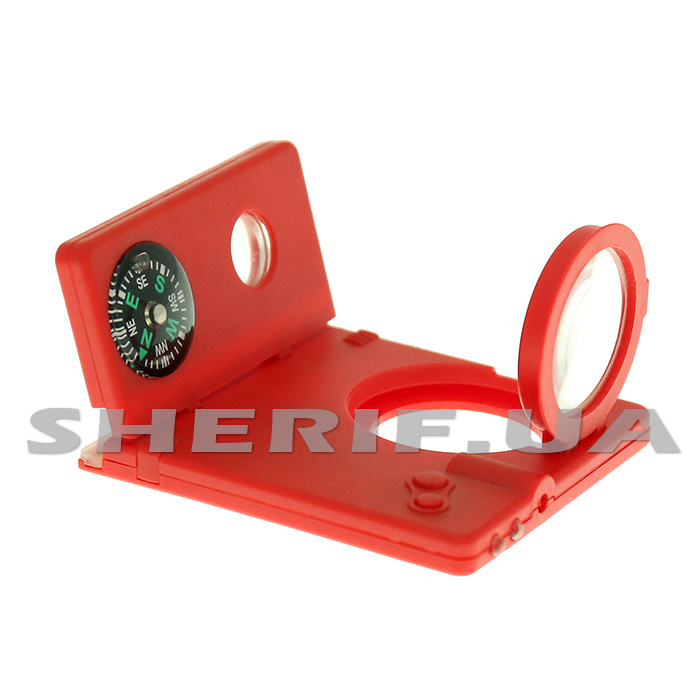 Лупа Ф-02 (8 в 1 LED CARD)