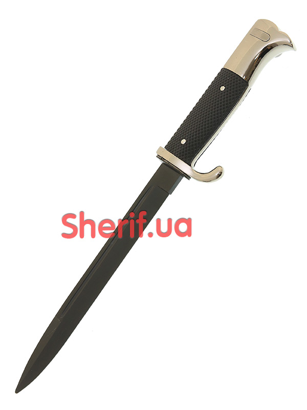Ніж MIL-TEC WH Ausgehseitengewehr Vernickelt Black