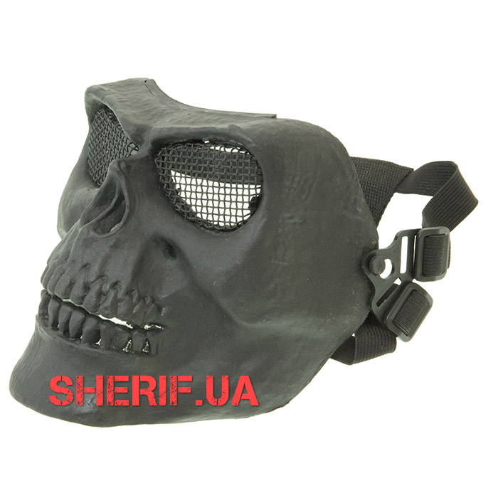 Face mask Max Fuchs Skull Black