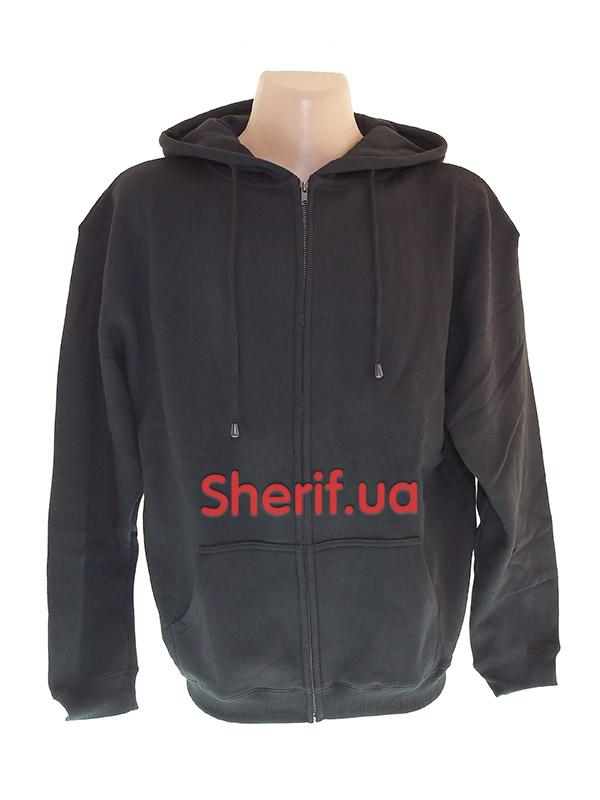 Толстовка Max Fuchs Hooded-Sweater-Jacket Black