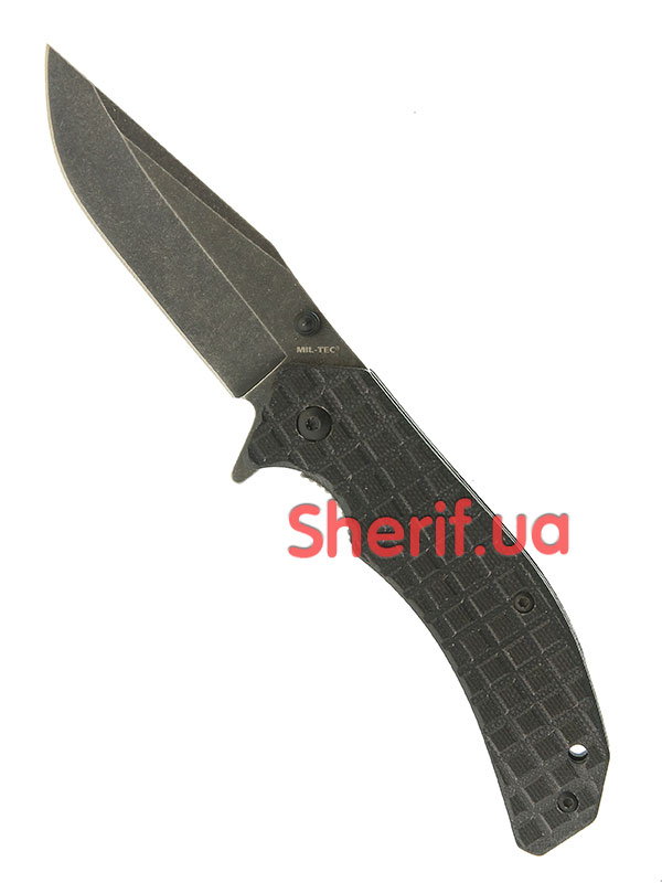 Ніж MIL-TEC G10 Stone Washed Black