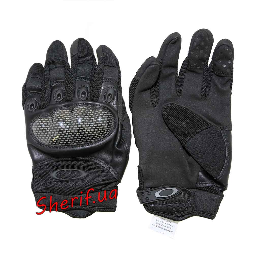 Рукавички тактичні Oakley повнопалі Black BE0551UA