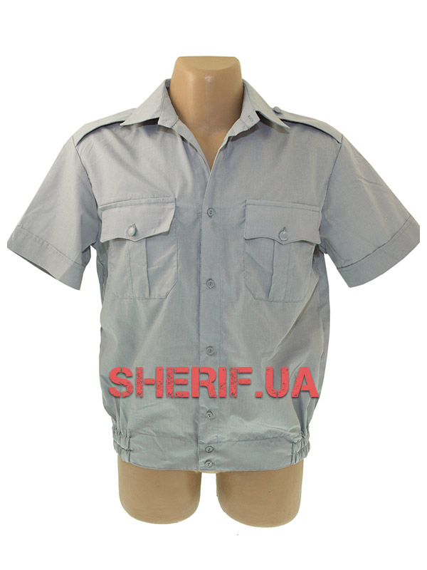 Сорочка сіра Поліція (короткий рукав)