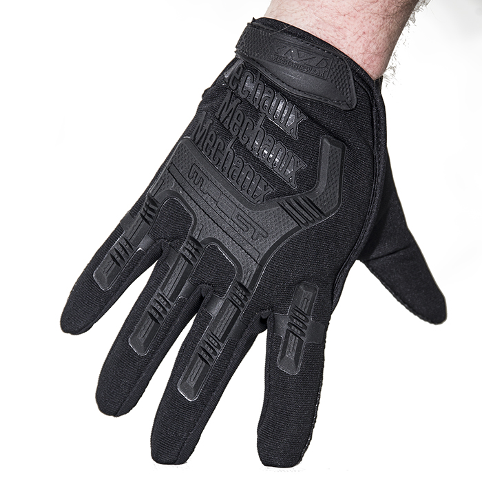 Рукавички повнопалі Mechanix black