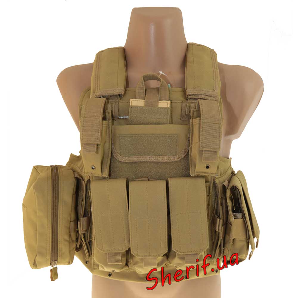 Розвантажувальний жилет CIRAS MAR. Coyote brown