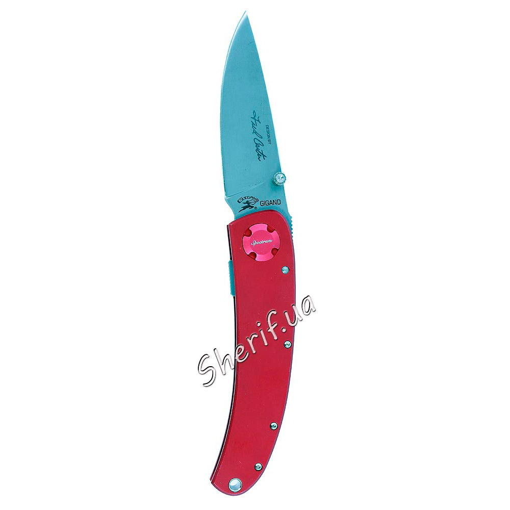 Knife GIGAND FC-9860C (red)