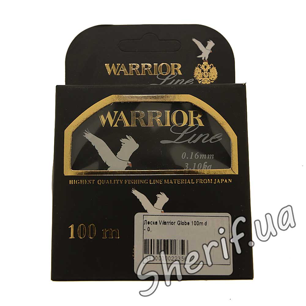 Лісочка Warrior Globe 0,16mm, 100m, 3.1kg