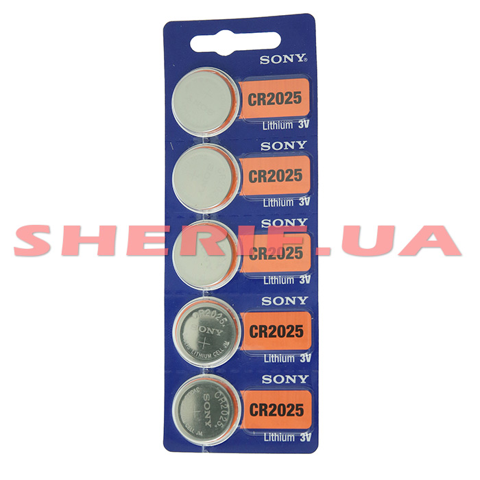 Battery SONY СR2025 Lithium 1 pc
