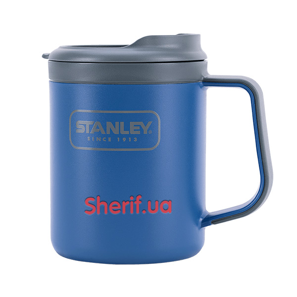 Thermal mug eCycle Stanley Adventure Blue 988STY 0.47l (4823082708208)