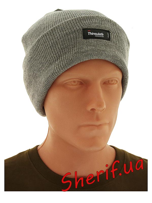 Шапка Max Fuchs акрилова Thinsulate Grey