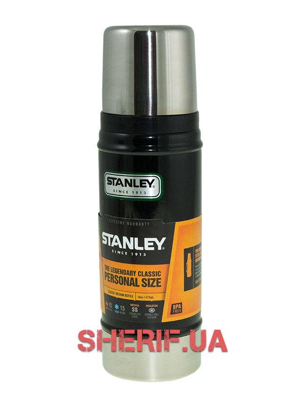Термос Stanley Legendary Classic Black 919STY 0.47л (4823082708420)
