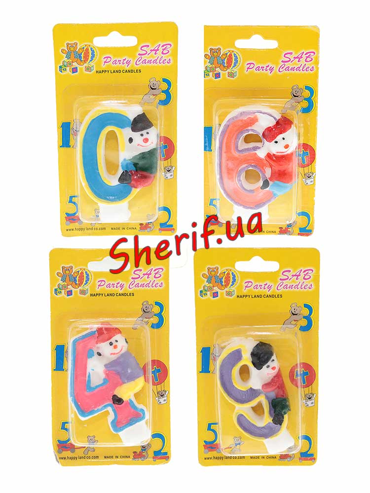 Candle figures with Clown