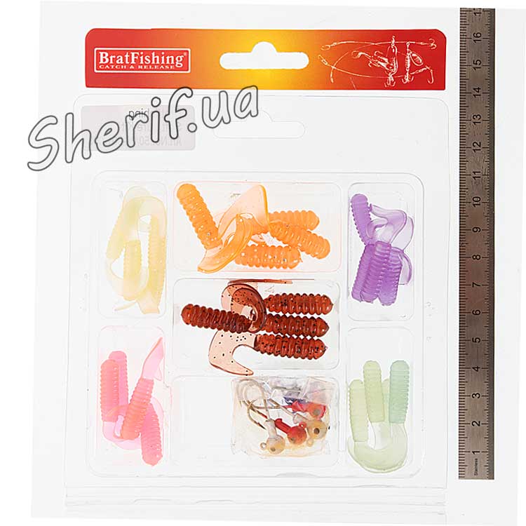 Твистеры Набор Soft Lure Kit Art.№ 50-06-001-003