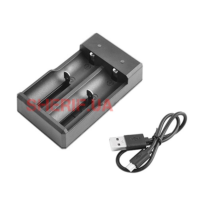 Charger F2, universal, 2x14500/16340/18650/26650, USB