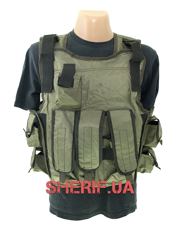 Жилет розвантажувальний Дніпро-2 гумовий Olive