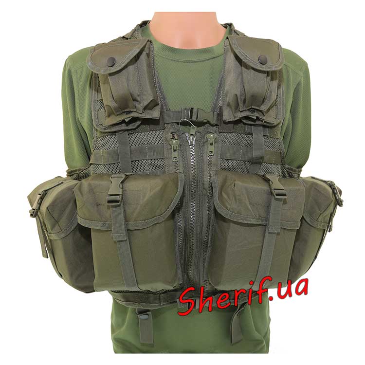Жилет MIL-TEC тактичний модульний (8 карм.) OLIVE