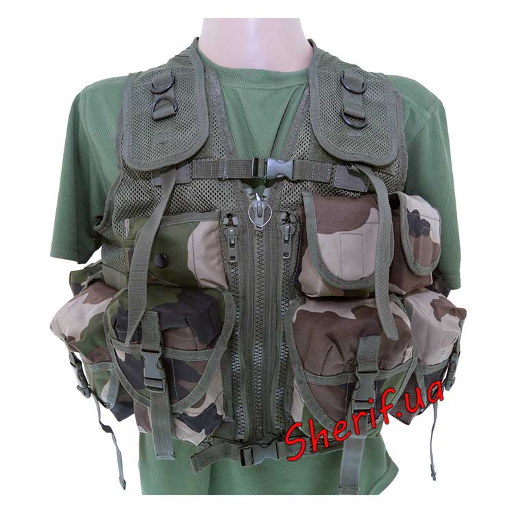Жилет MIL-TEC тактический разгр. (9 карм.) CCE camo, 10712024