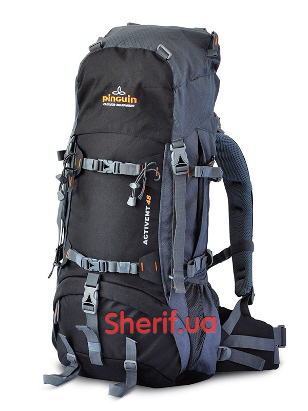 Backpack Pinguin Activent 48-new black-grey